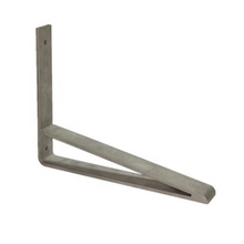 Ningbo factory custom made triangle bracket sheet metal iron welding wall shelf bracket